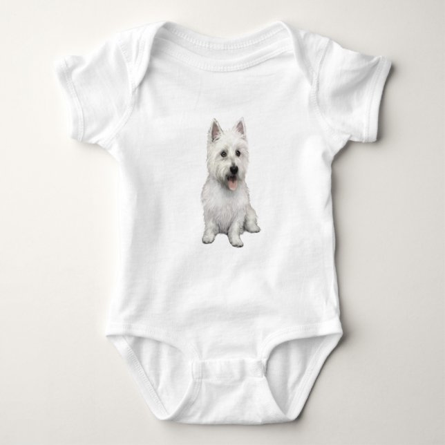 West Highland White Terrier (P) T Shirt (Framsida)