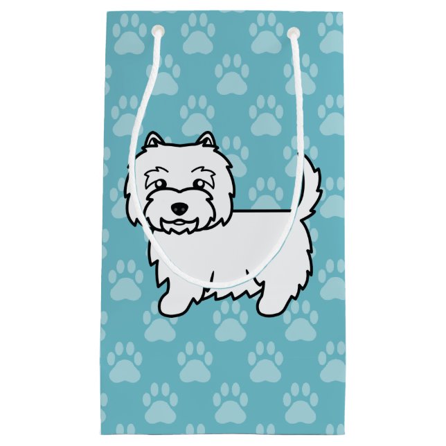 West Highland White Terrier Serieteckning Hund (Framsidan)
