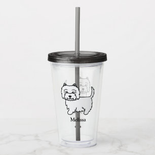 West Highland White Terrier Serieteckning Hund & N Take Away Mugg