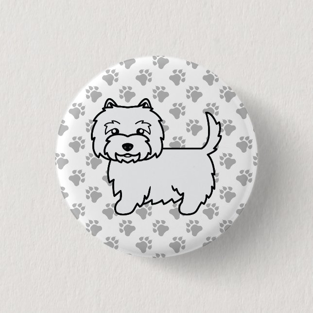West Highland White Terrier Serieteckning Hund & T Knapp (Framsida)
