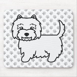 West Highland White Terrier Serieteckning Hund & T Musmatta