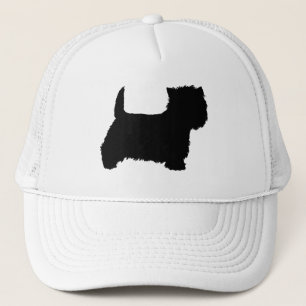 West Highland White Terrier Siluett Truckerkeps