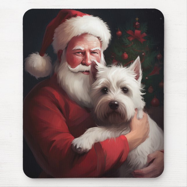 West Highland White Terrier Tomte Jul Musmatta (Framsidan)