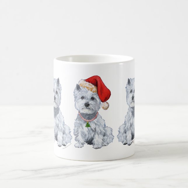 West Highland White Terrier Tomte Kaffemugg (Center)