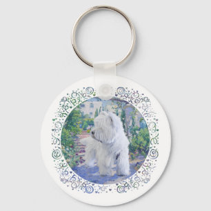 West Highland White Terrier Trädgård Nyckelring