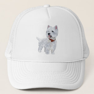 West Highland White Terrier Truckerkeps