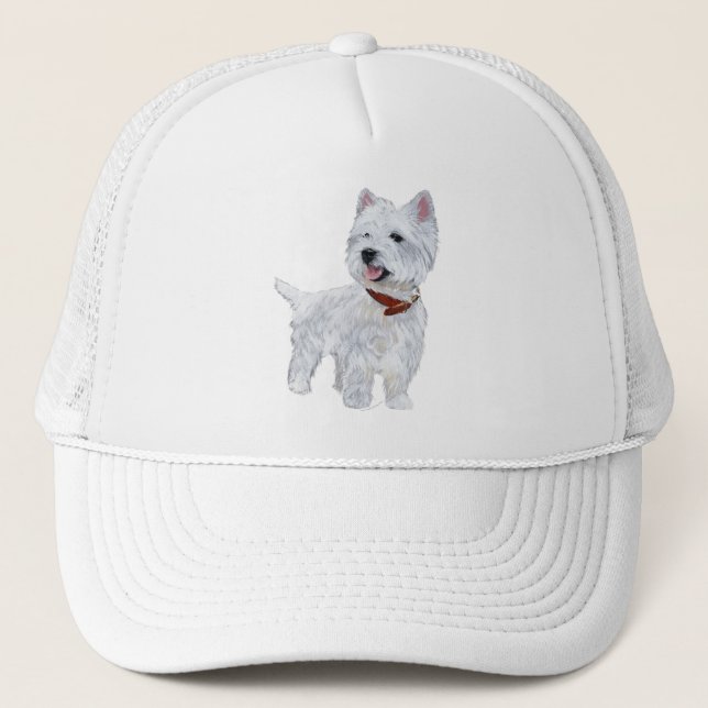 West Highland White Terrier Truckerkeps (Framsida)
