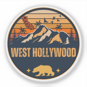 West Hollywood, Kalifornien Klistermärken