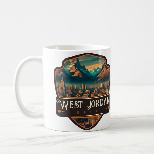 West Jordan, Utah | Vintage Kaffemugg (Vänster)