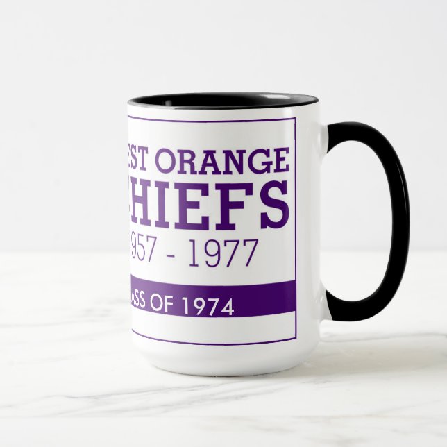 WEST ORANGE CHEFER 15 UNS KAFFEMUGG 1974 (Höger)