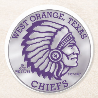 WEST ORANGE CHEFER UNDERLÄGG PAPPER RUND