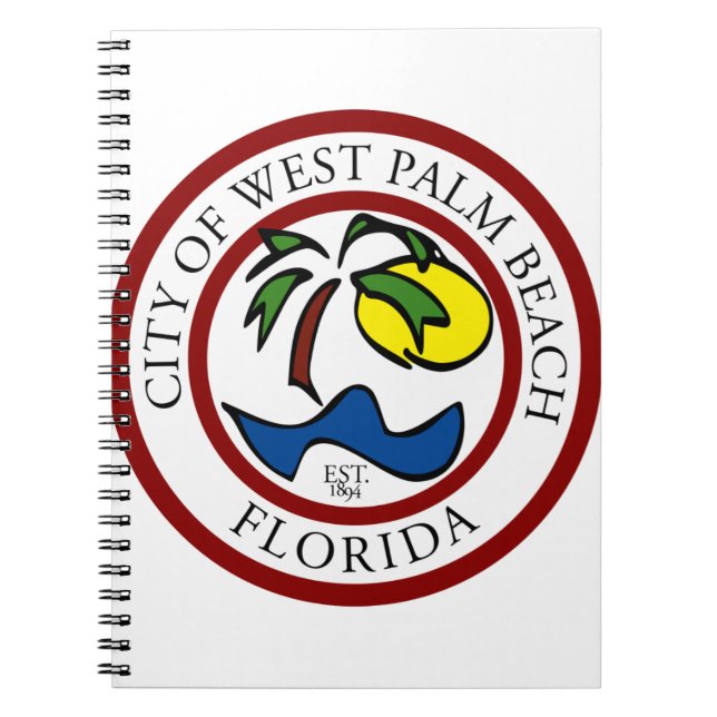 West Palm Beach Florida Anteckningsbok (Framsidan)