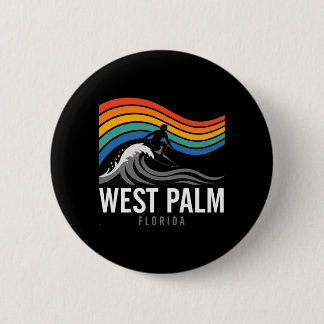 West Palm Beach Florida Surfbräda Surfande Män Knapp