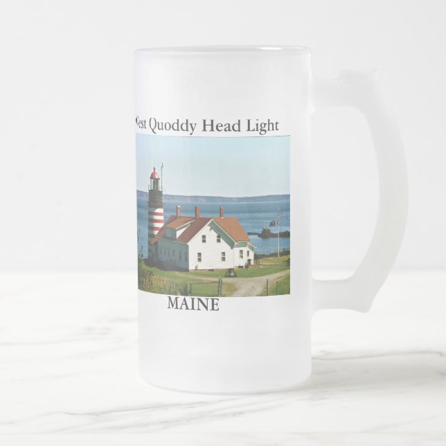 West Quoddy Head Light, Maine Frostad Mugg (Höger)