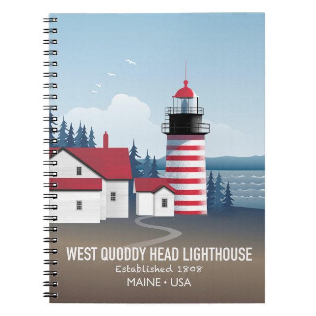 West Quoddy Head Lighthouse Anteckningsbok (Framsidan)