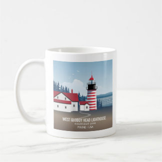 West Quoddy Head Lighthouse Kaffemugg