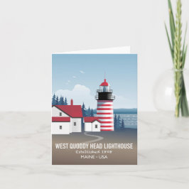 West Quoddy Head Lighthouse Kort