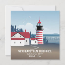 West Quoddy Head Lighthouse Kort