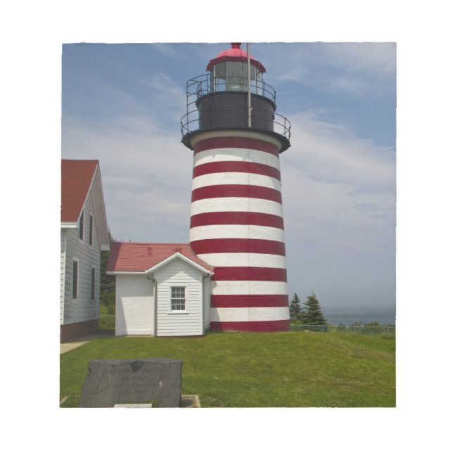 West Quoddy Head Lighthouse State Park är den Anteckningsblock (Framsida)