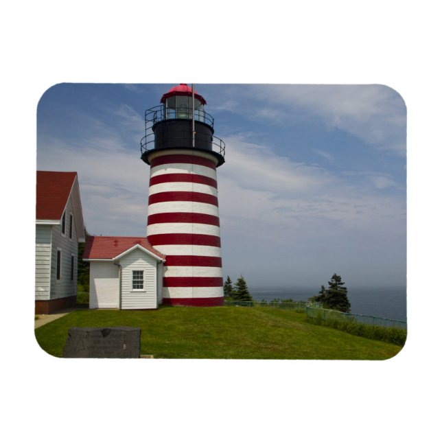 West Quoddy Head Lighthouse State Park är den Magnet (Horisontell)