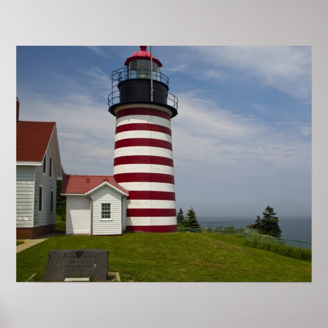 West Quoddy Head Lighthouse State Park är den Poster (Framsidan)