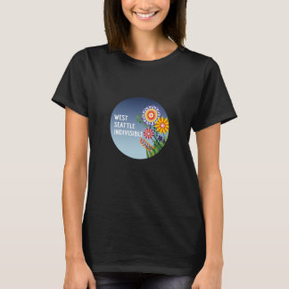 West Seattle Indivisible blommig t-shirt