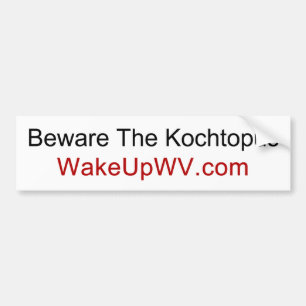 West Virginia - akta sig Kochtopusen Bildekal