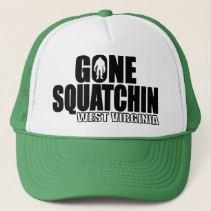 WEST VIRGINIA borta Squatchin - original- Bobo Truckerkeps
