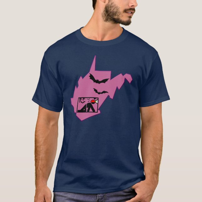West Virginia Caver Tshirt Tröja (Framsida)