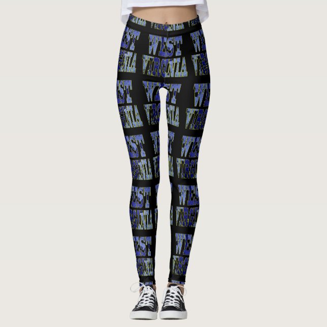 West Virginia damasker Leggings (Framsida)
