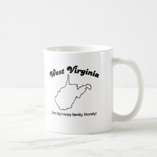 West Virginia - en stor familj formligen Kaffemugg