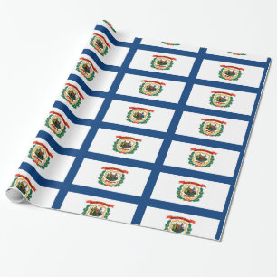 West Virginia flagga Presentpapper