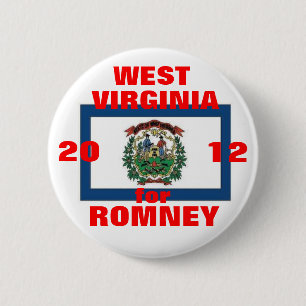 West Virginia för Romney 2012 Knapp
