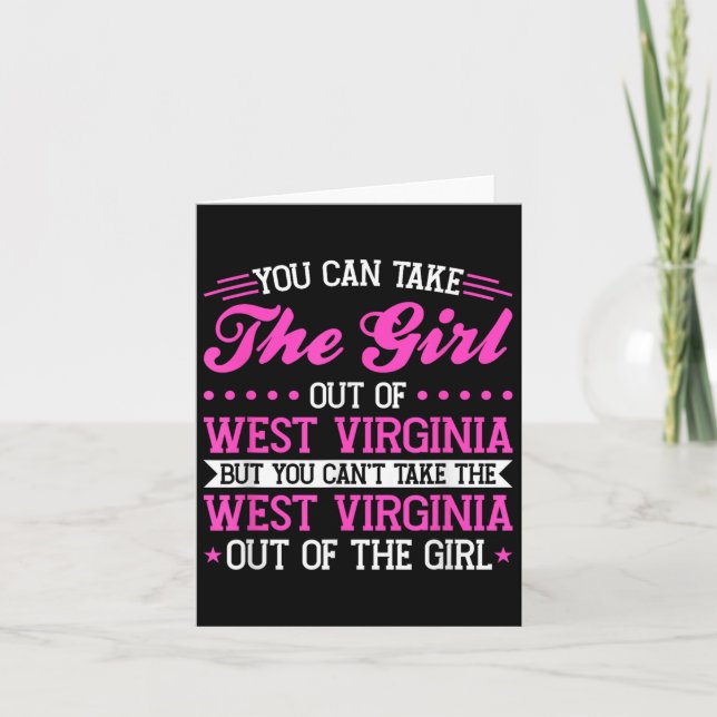 West Virginia Girl Can't Take Out The West Virgini Kort (Framsida)