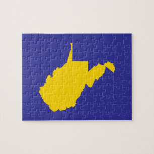 West Virginia Guld och Blå Pussel