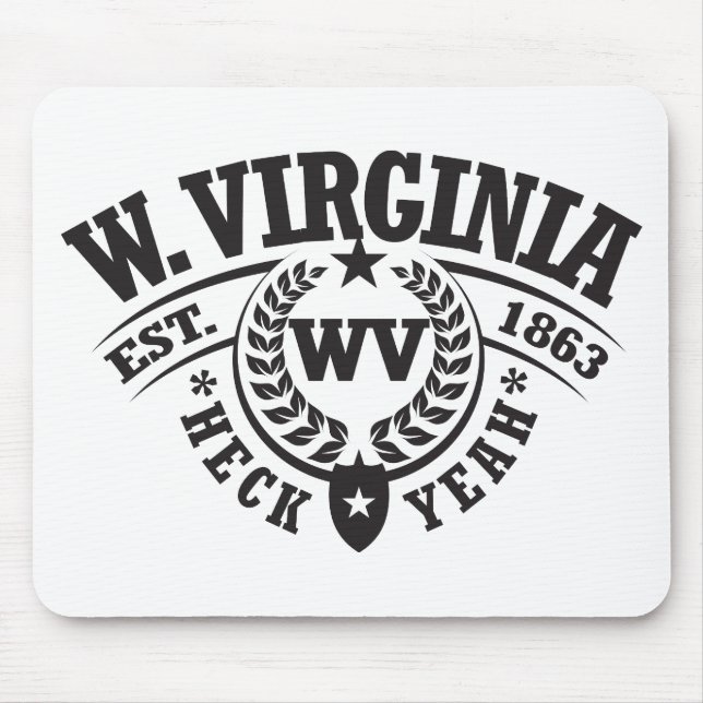 West Virginia Heck Yeah, Est. 1863 Musmatta (Framsidan)
