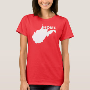 West Virginia Hemifrån Från Stat T-Shirt Tees