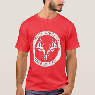 West Virginia hjortjägare (vit) T-shirt