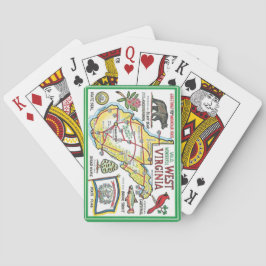 West Virginia Illustrated Playing Cards Casinokort