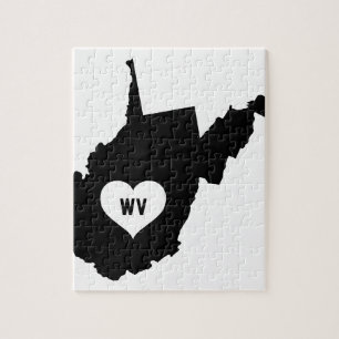 West Virginia kärlek Pussel