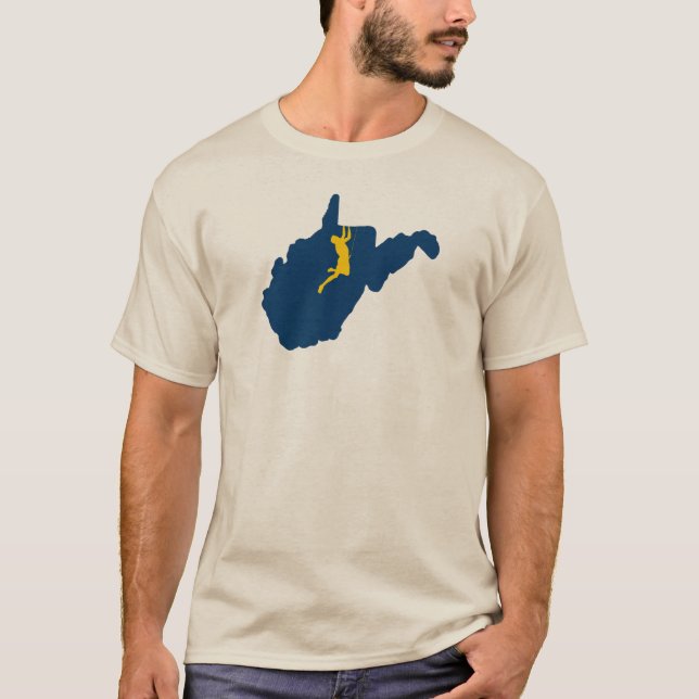 West Virginia Klättring T-shirt (Framsida)