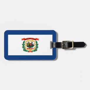 West Virginia statlig flaggadesign Bagagebricka