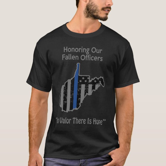 West Virginia statlig polisservice polisen T Shirt (Framsida)