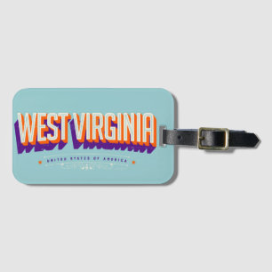 West Virginia USA Bagagebricka