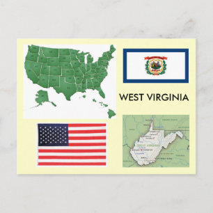 West Virginia, USA Vykort