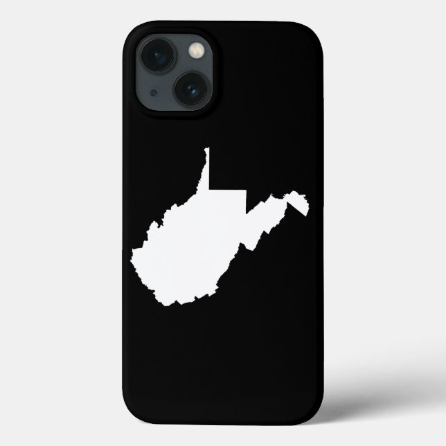 West Virginia Vit och Svart (Baksida)