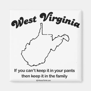 WEST VIRGINIA - "WEST VIRGINIA STATLIG MOTTO" MAGNET