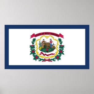 West Virginias statsflagga Poster