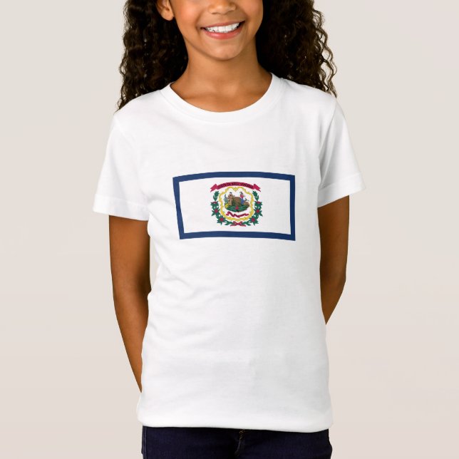 West Virginias statsflagga T Shirt (Framsida)
