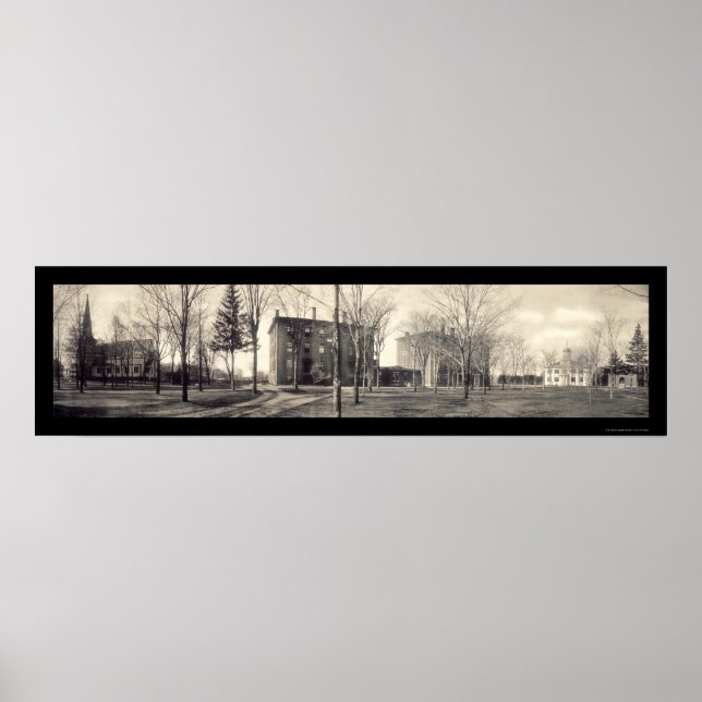 Westbrook Seminary Maine-foto 1906 Poster (Framsidan)